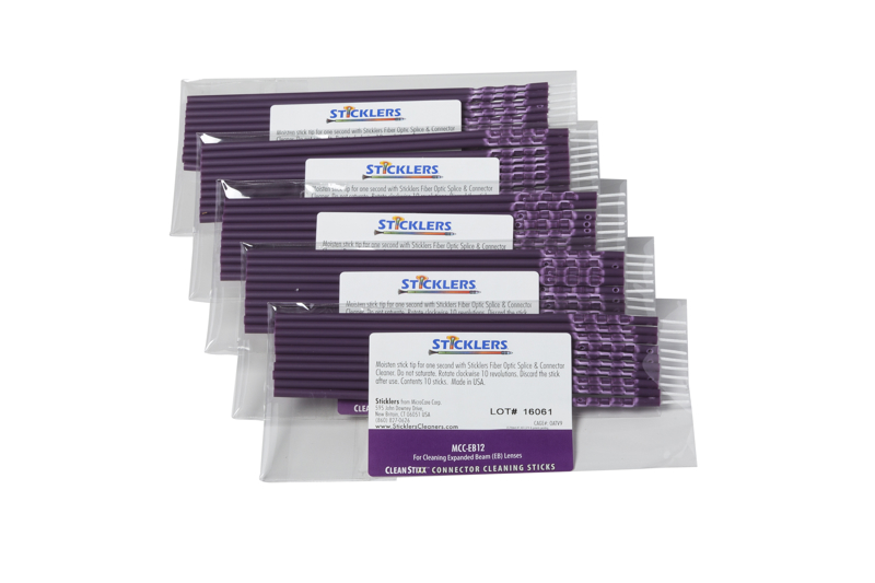 EB CleanStixx Optical-Grade Cleaning Stick (5 sleeves of 10 sticks per pack)